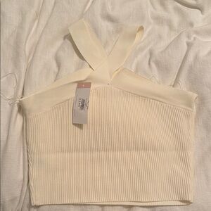 Elegant Cream Women's Top